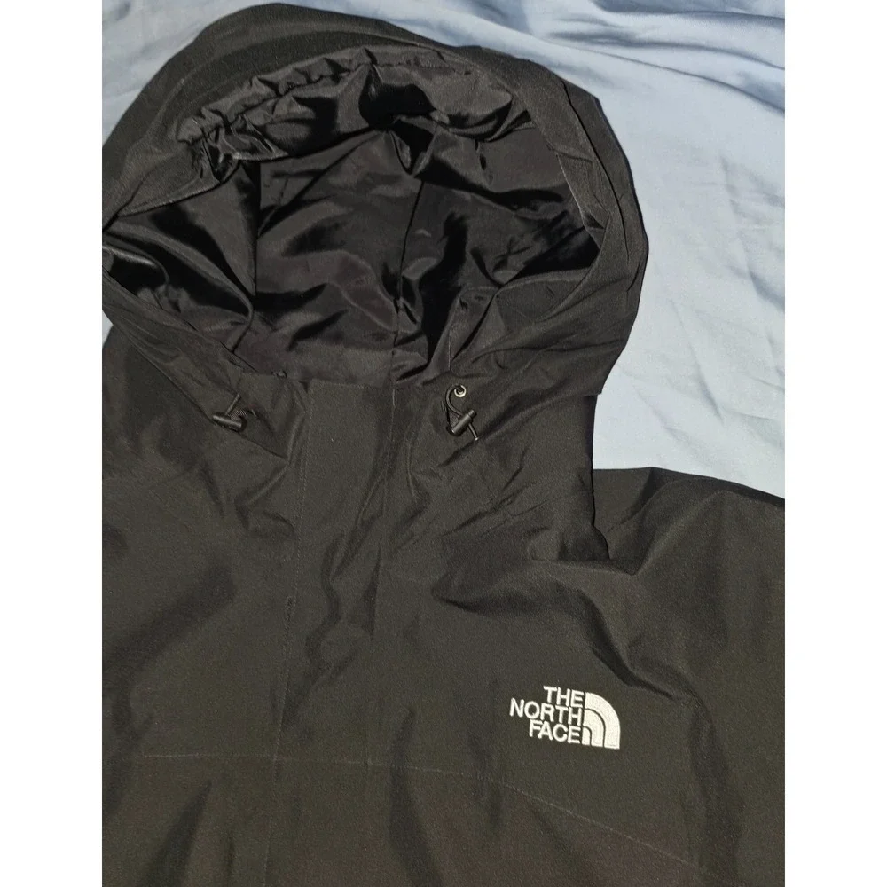 The North Face Anden Triclimate 3-in-1 Jacket Mens 2XL Black HyVent Hooded NWT